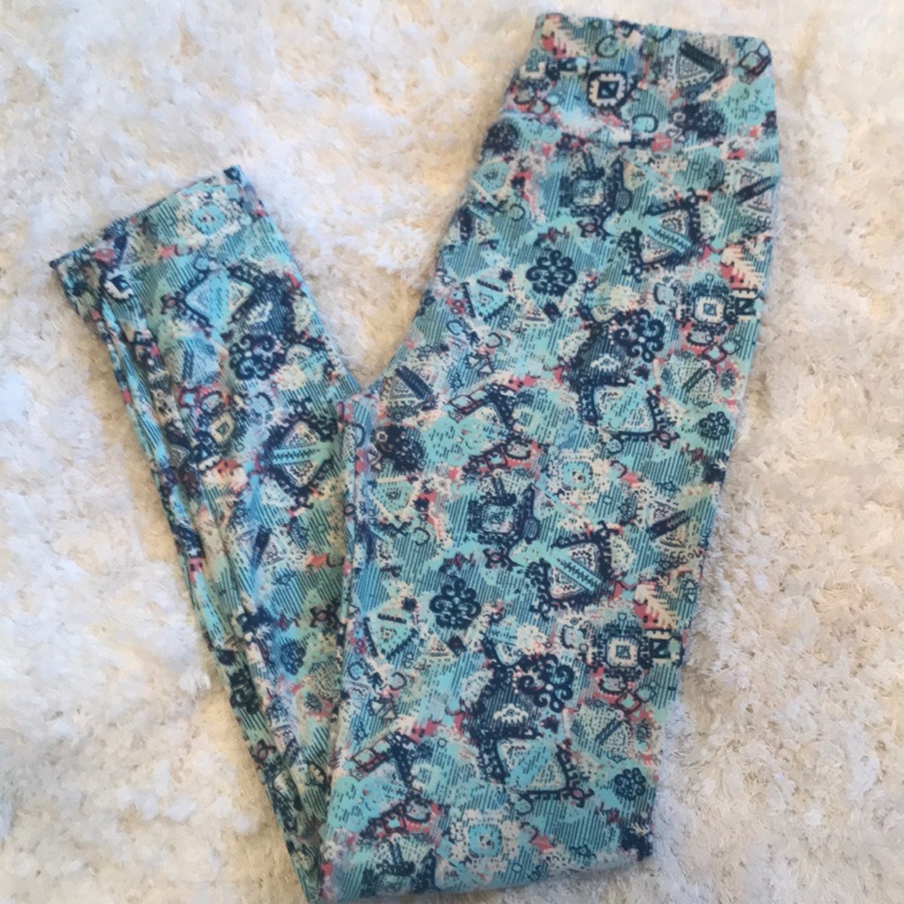 LulaRoe OS Pattern Leggings Geometric
